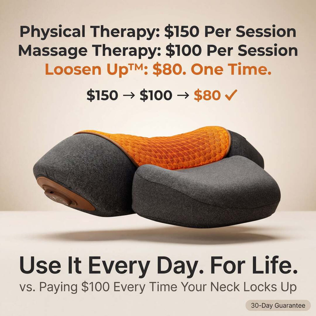 The Loosen Up™ Heated Neck Massager Pillow - 3-in-1 Cervical Decompression & Thermal Therapy System