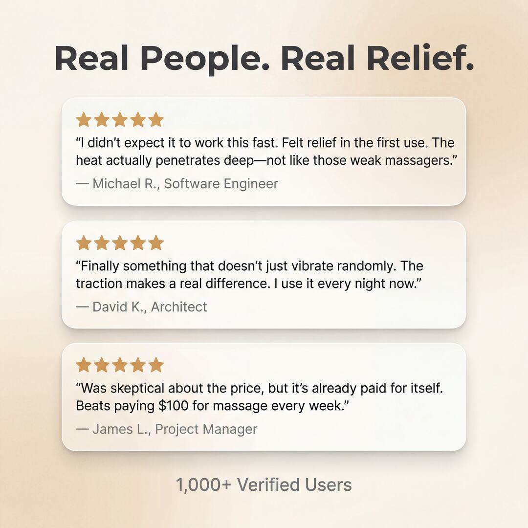 The Loosen Up™ Heated Neck Massager Pillow - 3-in-1 Cervical Decompression & Thermal Therapy System