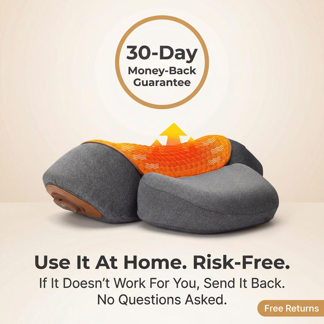 The Loosen Up™ Heated Neck Massager Pillow - 3-in-1 Cervical Decompression & Thermal Therapy System